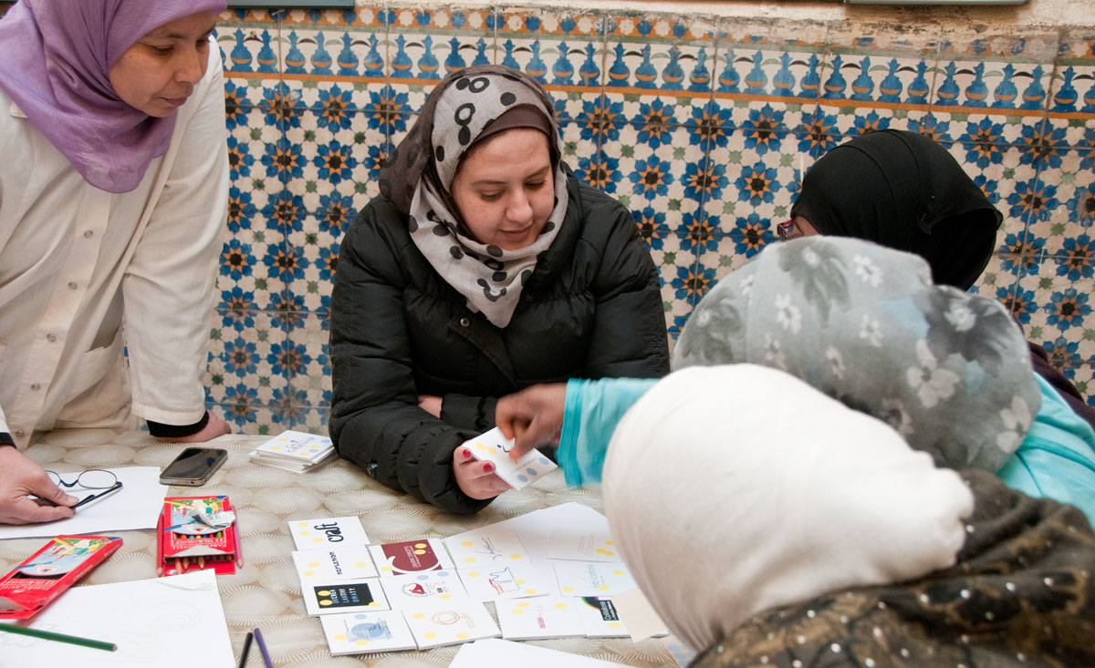 Workshop with the women