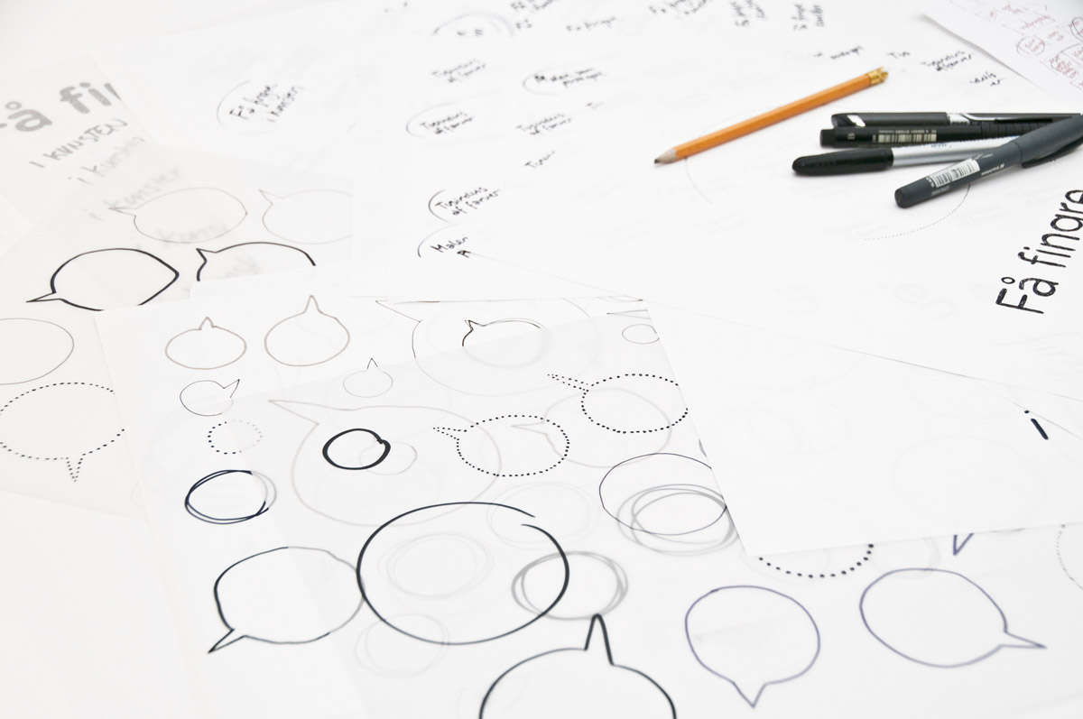 Sketches by hand