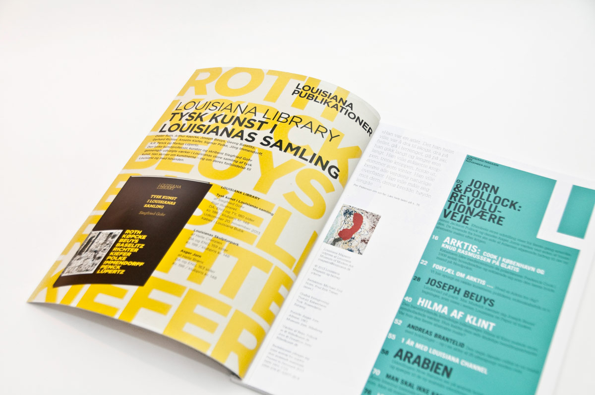 Tysk Kunst ad in magazine