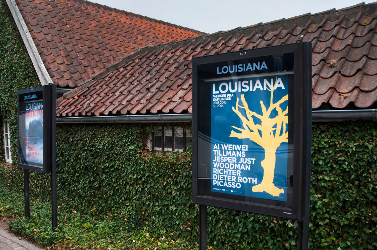 Exhibition poster outside